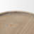 Wynn Round Light Brown Wood W/ Gray Wash Wooden Trays