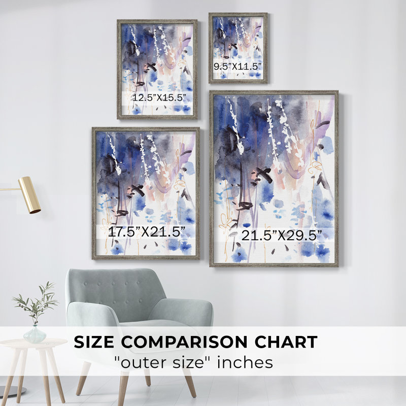 Late Night Breeze IV Framed Print - Solid Wood, 11" H x 9" W