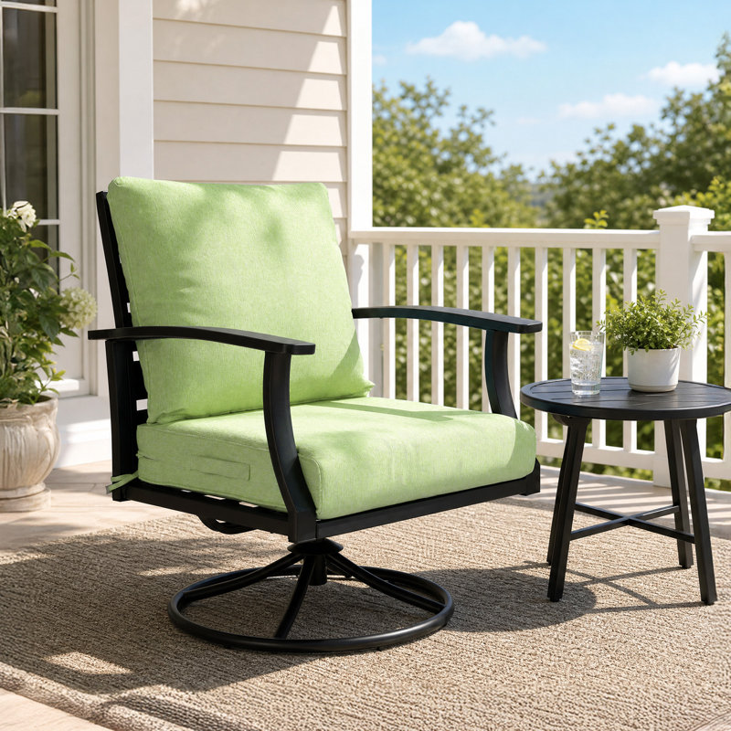 Inch Outdoor Chair Cushion Set, 26"x23", Green