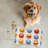Blooming Eggs - 1 Piece Bone Shape Feeding Mat