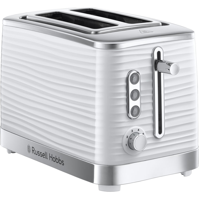 Russell Hobbs Inspire 2 Slice Toaster, White