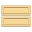 9 in x 3 in Brass Mail Slot-14482759