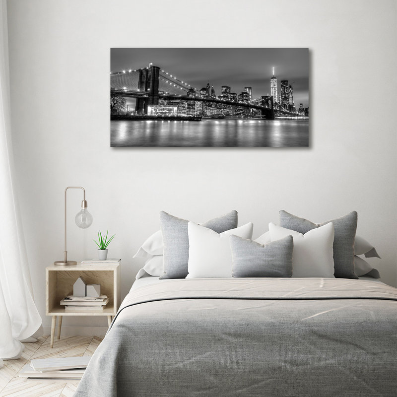 Brooklyn Bridge 1 Piece Wall Art on Canvas