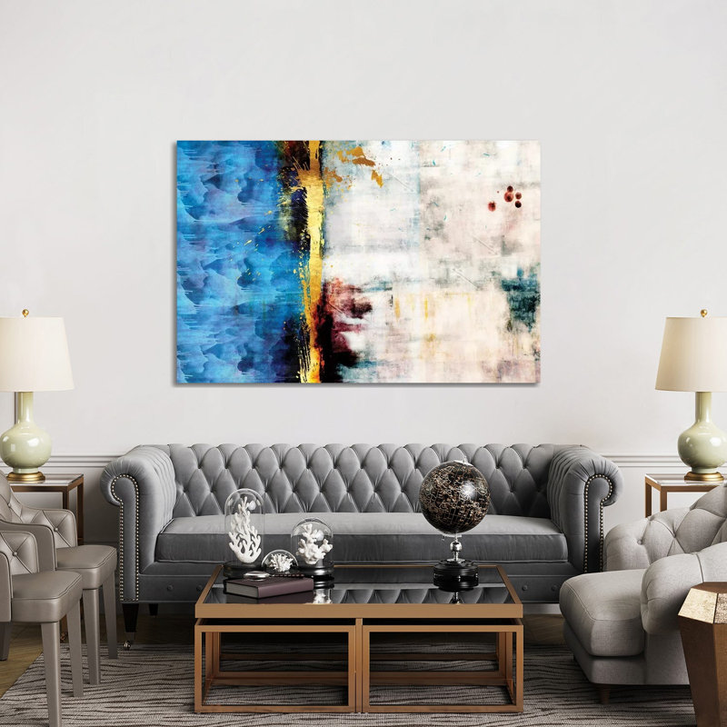 Sapphire by Maximiliano Casal - Print on Canvas, Wrapped Canvas, 101.6cm H x 152.4cm W x 3.81cm D