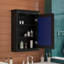 Armoire de rangement de salle de bain murale 20 "avec miroir-1541109657-1541109656