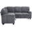 L-Shaped Sectional Sofa Bed With Pull-Out Bed & Storage-1288898482