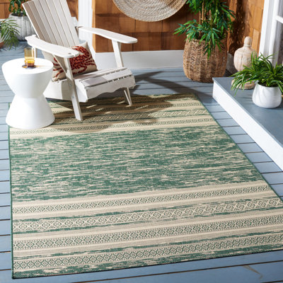 Courtyard Performance Southwestern Indoor/Outdoor Area Rug