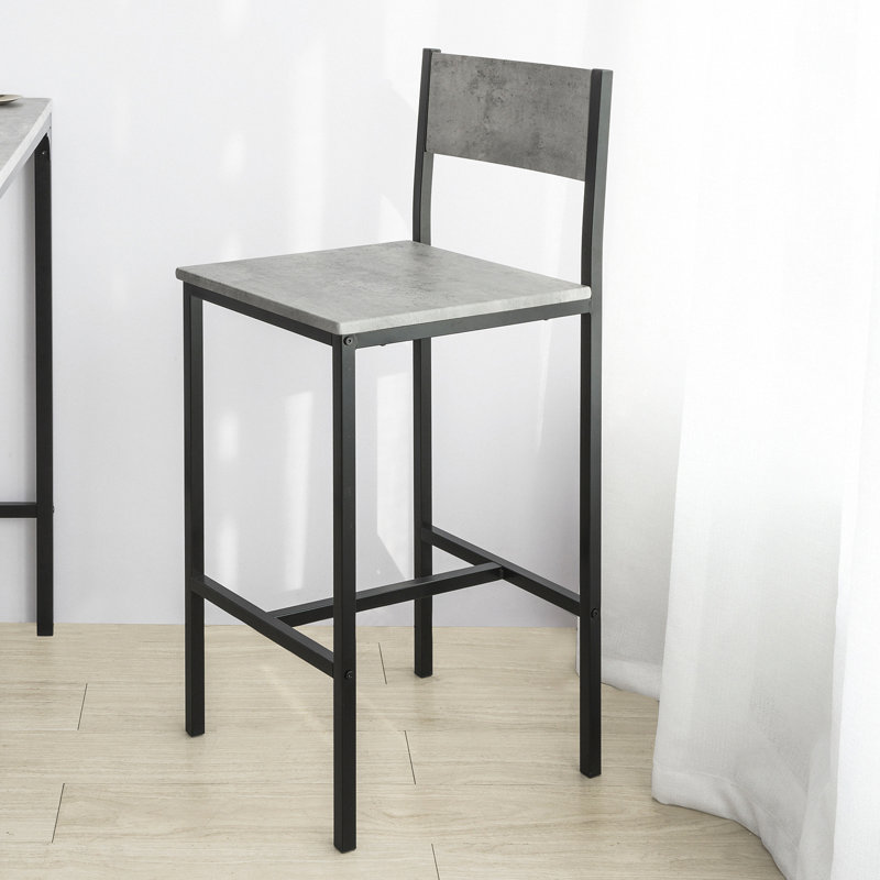 Agilbert Counter Stool with Metal Frame