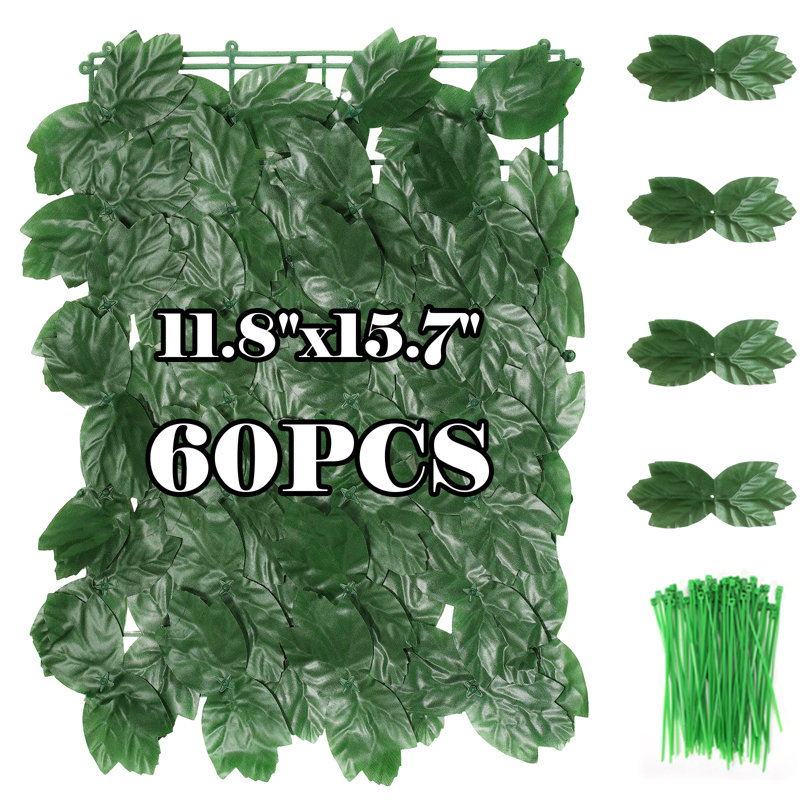 Clôture en métal vert H 15,7 po x l 11,8 po avec 60 panneaux inclus