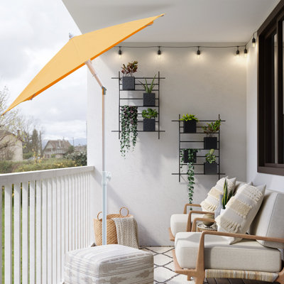 180cm X 125cm Rectangular Tilt Market Parasol