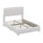Platform Bed Frame With Height Adjustable Headboard, Modern Upholstered Cloud Bed-130557742