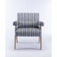 Chaise d'appoint, pieds en bois d'hévéa KD avec finition. Le tissu recouvre le siège. Avec coussin