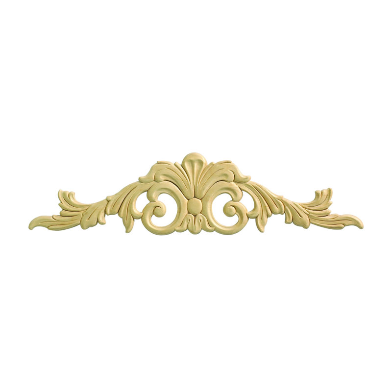 22'' Wide Unfinished Birch Acanthus Crown Moulding
