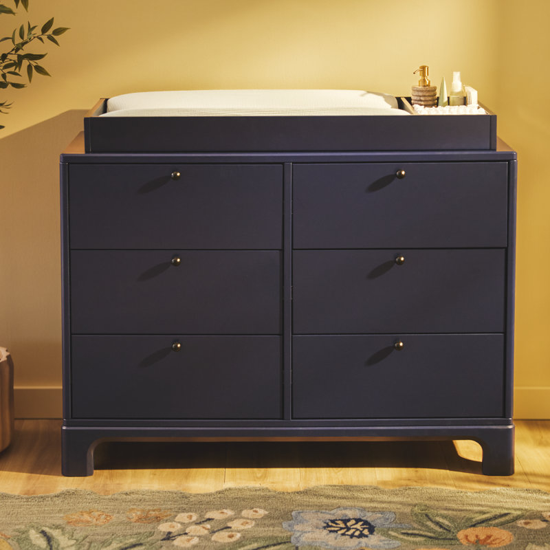 Little Seeds Posey 6-Drawer Dresser, Blue