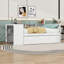 Lit de jour en bois avec tablettes et bureau et 2 tiroirs-457395988-457395989