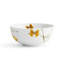 Butterfly Ginkgo Handmade Porcelain Dining Bowl