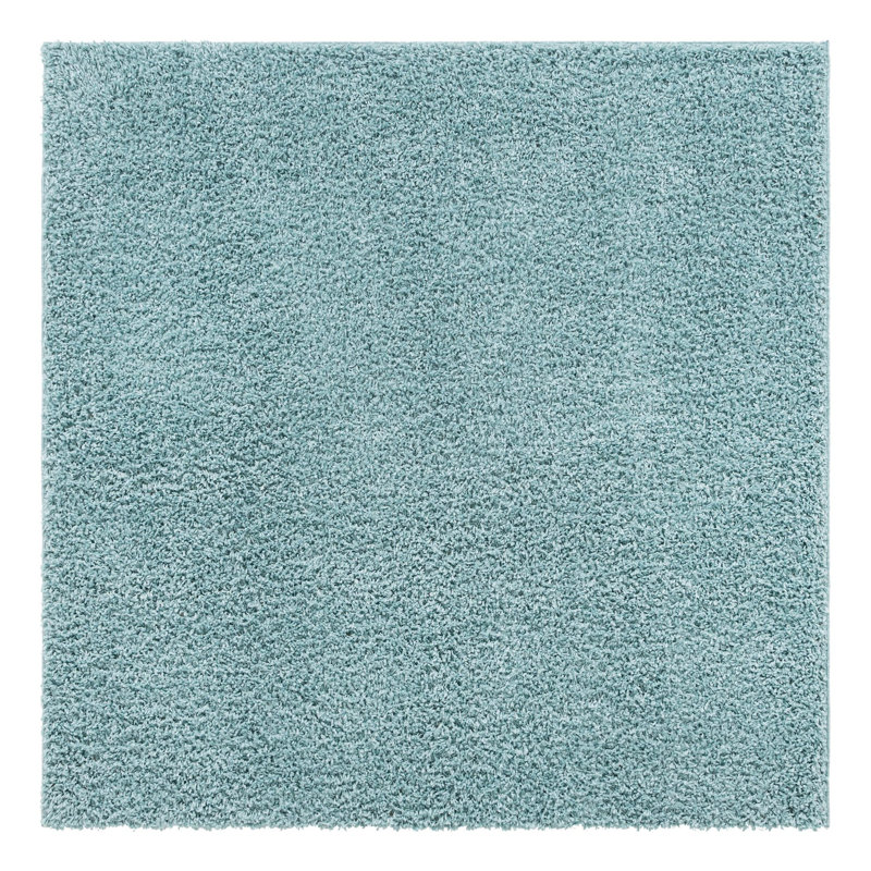 Tapis turquoise Wentworth, Carré 7 pi 1 po