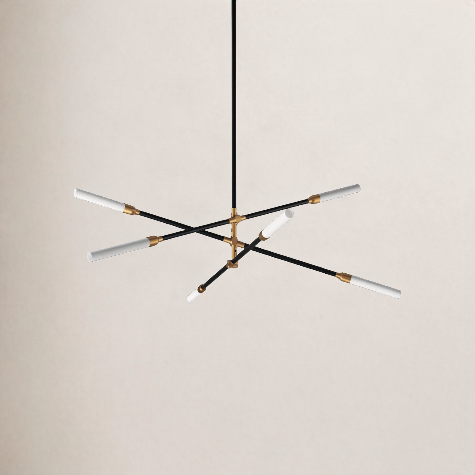 Emory 12-Light Chandelier, 35"H x 36"W x 36"D, Black Aged Brass