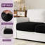 Housse pour causeuse à coussins carrés texturés-354423760