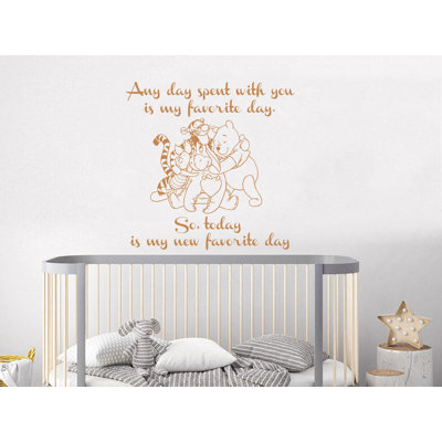Décalcomanie murale winnie classic the pooh