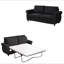 Canapé-lit, canapé-lit avec matelas, canapé-lit modulaire à 2 places de 74 po, canapé-lit moderne en lin convertible, meubles de salon pour petits espaces, appartement, studio