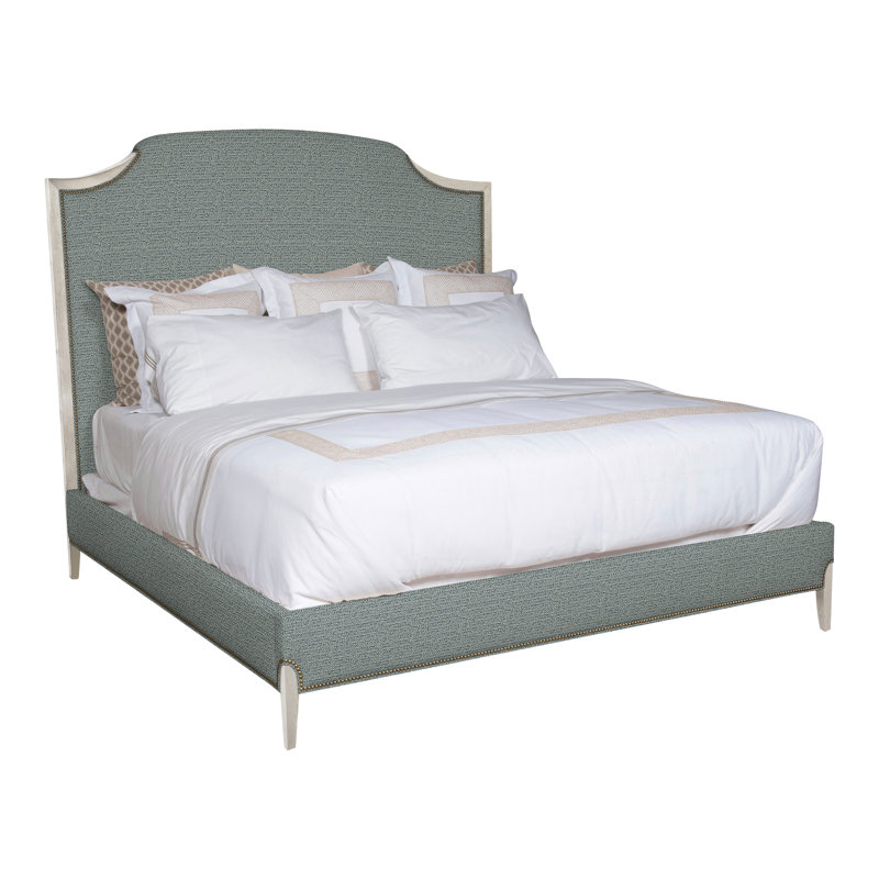 Lillet Upholstered Bed, Tuck Cobalt, Yes, Casa Blanca