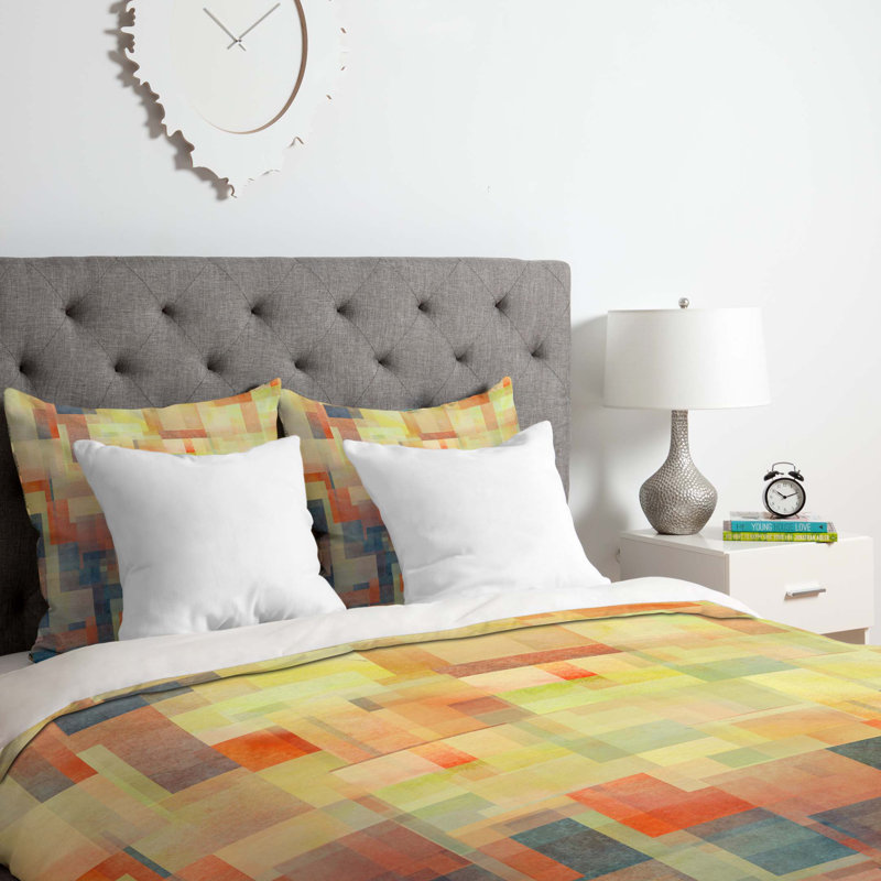 Ensemble de housse de couette Jacqueline Maldonado, Housse de couette simple / simple TG et 1 taie dé