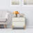 19.68" 2 Drawer Nightstand