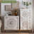 Retro White Solid Wood Sideboard