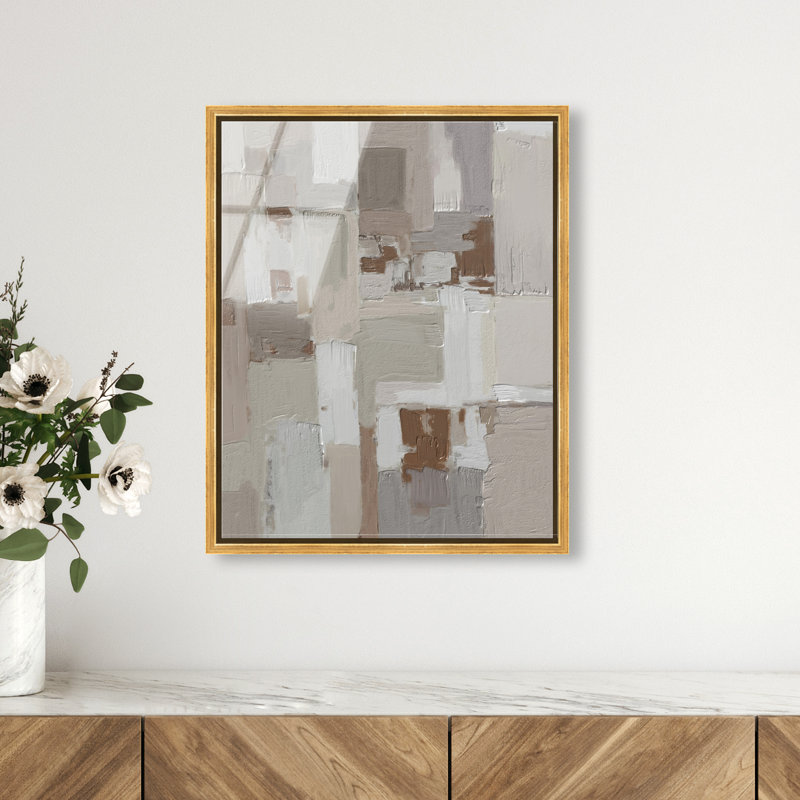 in Place High-Gloss Frameless Acrylic Glass Wall Art Abstract Print by Oliver Gal, Ready to Hang, 16 x 20, 17"H x 21"W