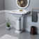 The Renovators Supply Inc. 22.88'' White Porcelain Rectangular Bathroom Sink with Overflow