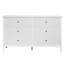 Commode 6 tiroirs Modern White