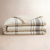 Rippled Stripe Duvet Cover