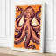 Octopus in Symmetry Boho - Wrapped Canvas-1484916736-1484916745