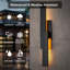 Applique murale d'extérieur à DEL 21 po en aluminium noir à intensité variable-104387607-123405885-133340201