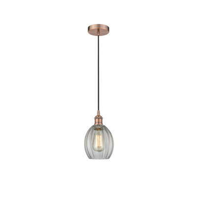 Luminaire suspendu simple à 1 lumière Bolduc