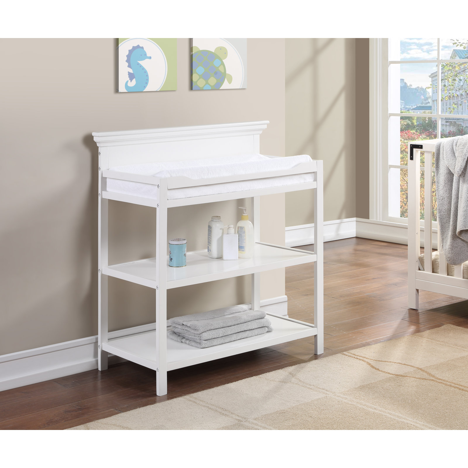Macy Changing Table, White
