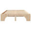 Bed Frame Solid Pine Wood Durable-195763045-195763040