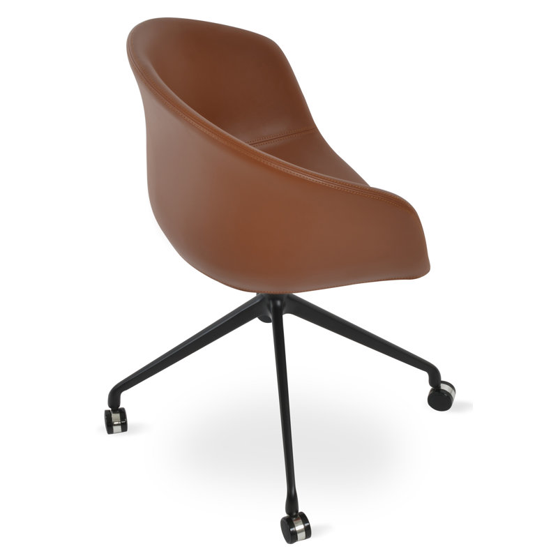Chaise de travail Tribeca Spider, Noir, Cannelle