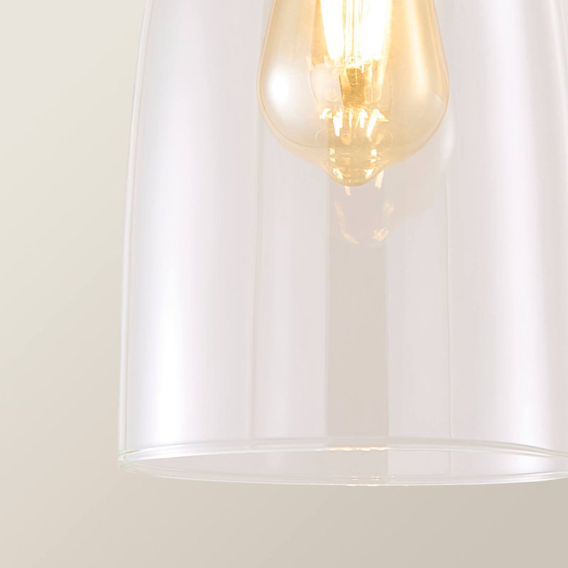 Alicemae 1 - Light Brushed Brass Pendant