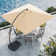 Jair 10X10 Ft Square Cantilever Curved Adjustable Umbrella with Base