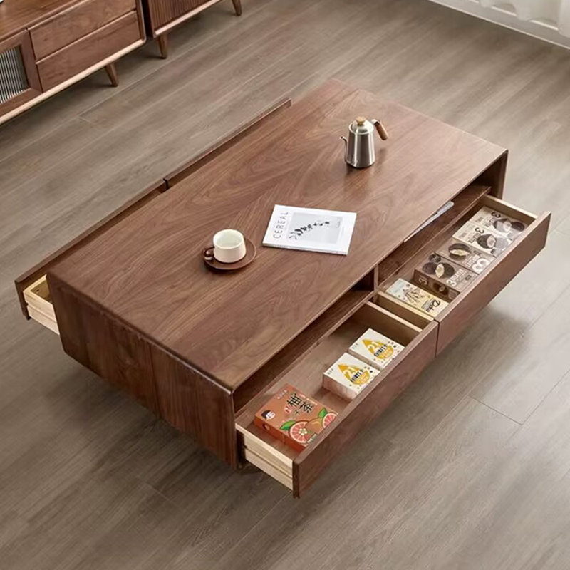 Simple Style Solid Wood Coffee Table