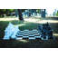 16" Giant Plastic Chess Set with Quick Fold Nylon Board
