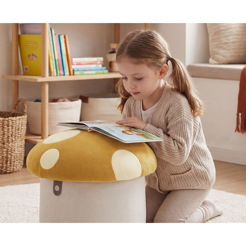 Children's Ottoman, Yellow