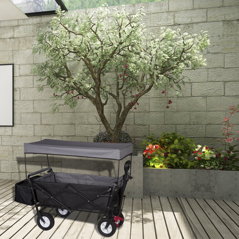 120cm H x 51cm W x 93cm D 80/Kg Sackkarre Hand Truck Trolley, Anthracite