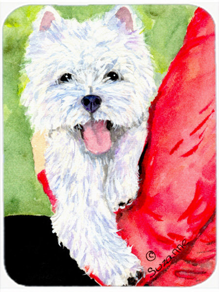 Planche à découper en verre westie east urban home