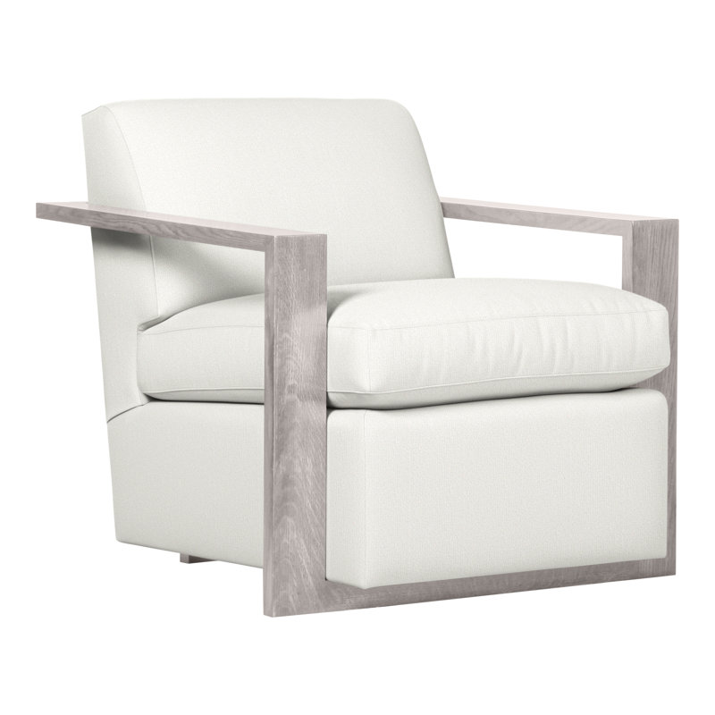Thom Filicia Home Upholstered Armchair, Dove Gray, Tommy Snow