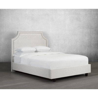 Lit plateforme en tissu d’ameublement Waltham