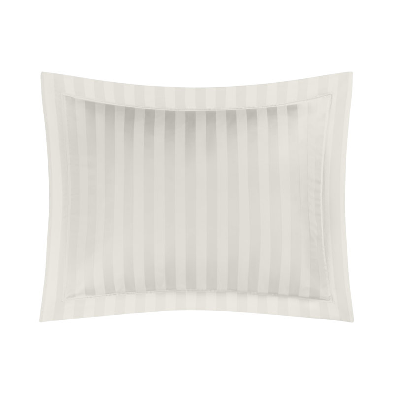 Athens Modal Sham, Ivory Stripe, King