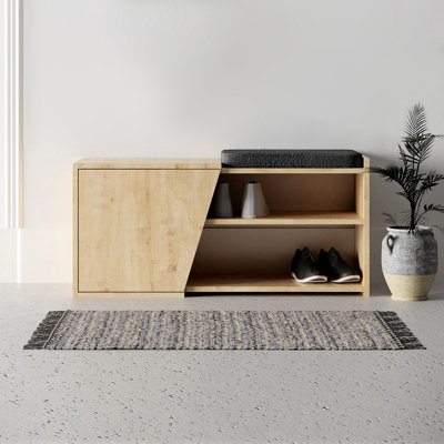 4 Pair Stackable Shoe Storage Cabinet